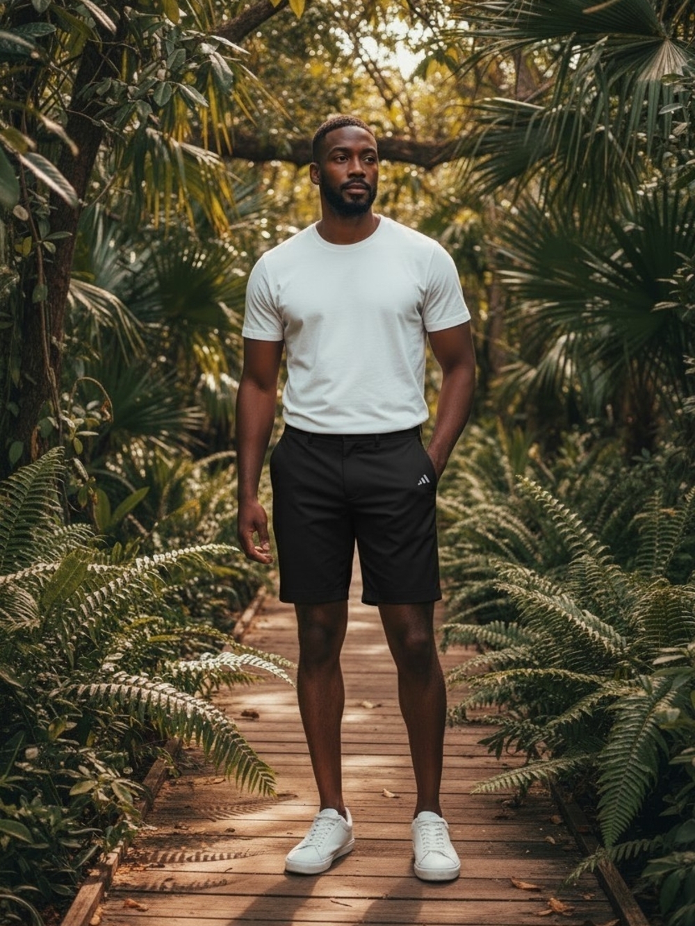 Adidas Men's Black Performance Golf Shorts